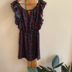 Floral dress from Anthropologie.